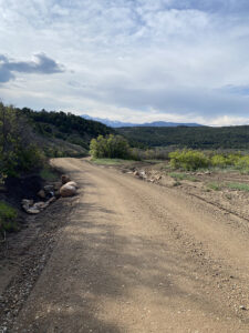 Construction of access roads at Durango Mesa Park.